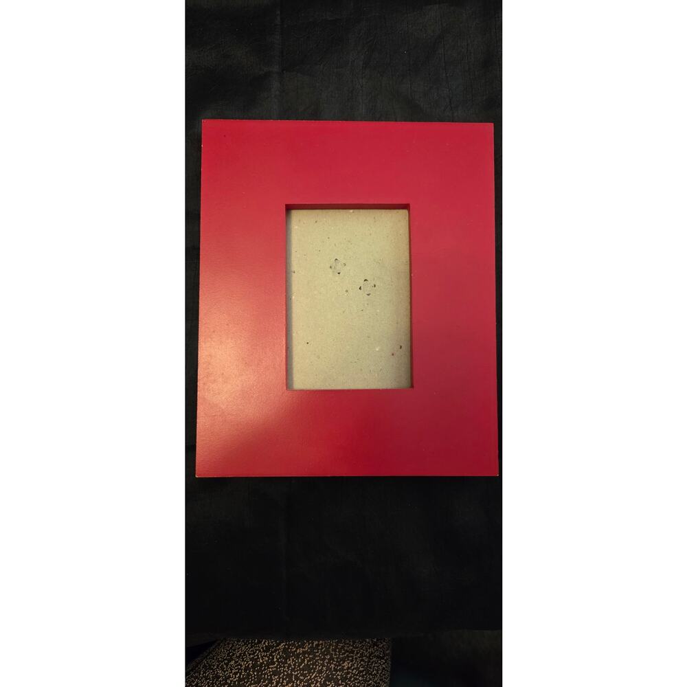 Red Wood Picture Frame 8.75"x7.25"